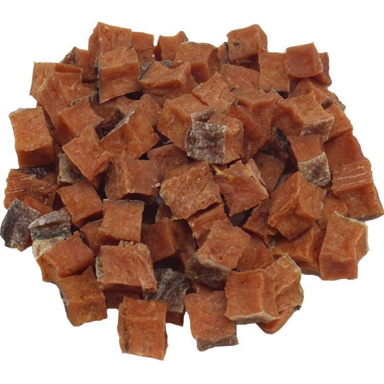 Salmon cubes